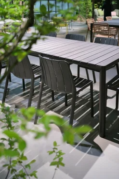 NARDI Ausziehtisch grau