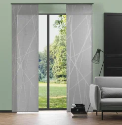 Neutex Schiebegardine grau