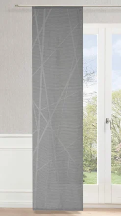 Neutex Schiebegardine grau