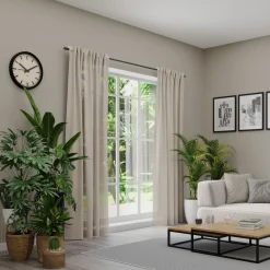 Neutex Vorhang m. Multifunktionsband braun