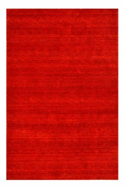 Nord Süd Handwebteppich rot