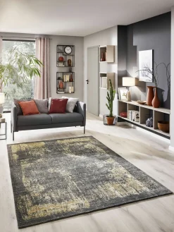 Nord Süd Moderner Orientteppich grau