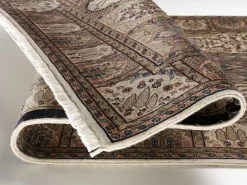 OCI Handknüpfteppich beigemehrfarbig