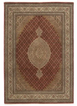 OCI Handknüpfteppich rot