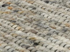 OCI Handwebteppich braunweißbeige