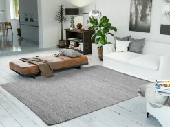 OCI Handwebteppich grau