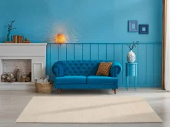 OCI Handwebteppich Nepal braunweiß