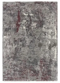 OCI Moderner Webteppich braunweiß