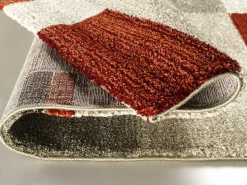 OCI Moderner Webteppich braun