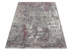 OCI Moderner Webteppich braunweiß