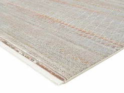 OCI Moderner Webteppich braunweiß