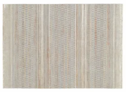 OCI Moderner Webteppich braunweiß