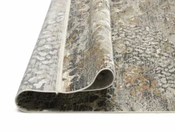 OCI Moderner Webteppich braunweiß