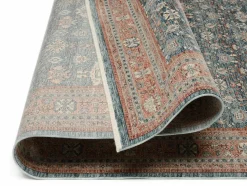 OCI Moderner Webteppich blauorange