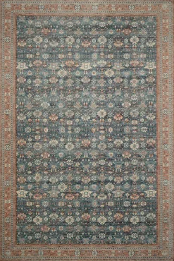 OCI Moderner Webteppich blauorange