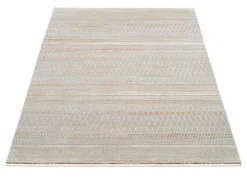 OCI Moderner Webteppich braunweiß