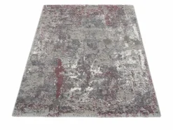 OCI Moderner Webteppich braunweiß