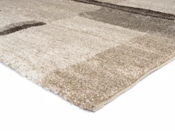 OCI Moderner Webteppich braunweiß