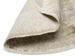 OCI Moderner Webteppich goldfarben