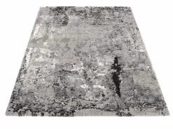 OCI Moderner Webteppich grau