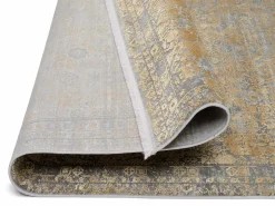 OCI Moderner Webteppich goldfarben