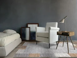 OCI Moderner Webteppich grau