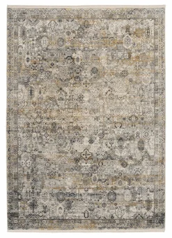 OCI Moderner Webteppich graugoldfarben