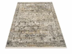 OCI Moderner Webteppich graugoldfarben