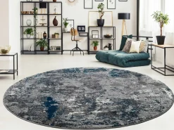 OCI Moderner Webteppich grau