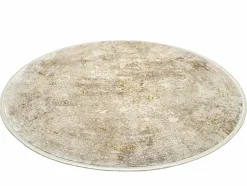 OCI Moderner Webteppich goldfarben