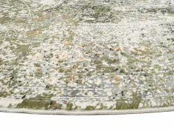 OCI Moderner Webteppich grün