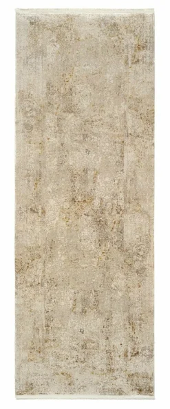 OCI Moderner Webteppich goldfarben