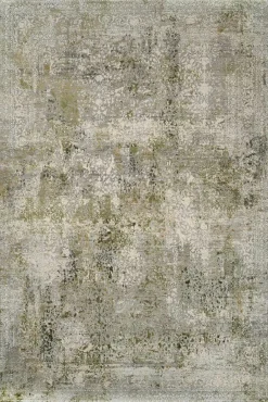 OCI Moderner Webteppich grün