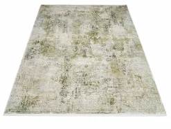 OCI Moderner Webteppich grün