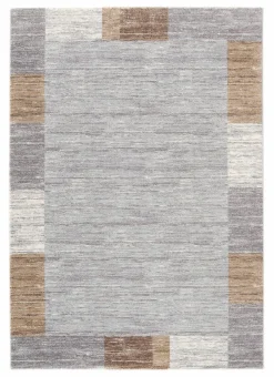 OCI Moderner Webteppich grau