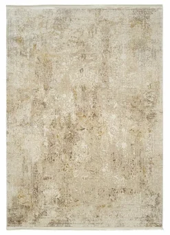 OCI Moderner Webteppich goldfarben