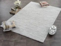 OCI Moderner Webteppich grau