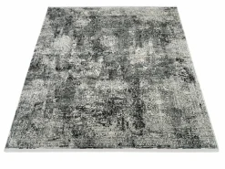 OCI Moderner Webteppich grau