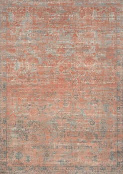 OCI Moderner Webteppich rot