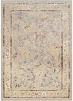 OCI Webteppich klassisch braunweiß