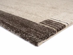 OCI Webteppich Modern braunweiß