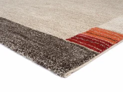 OCI Webteppich Modern braunweiß