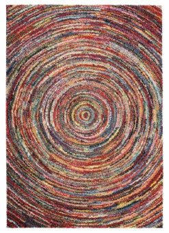 OCI Webteppich modern Hochflor mehrfarbig