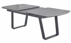 OUTDOOR Ausziehtisch grau