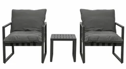 OUTDOOR Balkon Relax-Set 3-teilig grau
