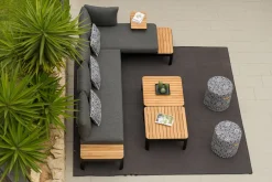OUTDOOR Couchtisch braun