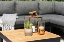 OUTDOOR Couchtisch braun