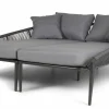OUTDOOR Daybed Garten 2-teilig grau