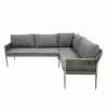 OUTDOOR Ecklounge 2tlg. braungrau