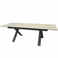 OUTDOOR Garten Ausziehtisch beigegrau